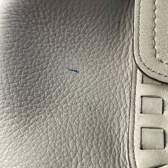 COACH Vintage Legacy Thompson Parchment Satchel Pebbled Leather - Picture 10 of 11